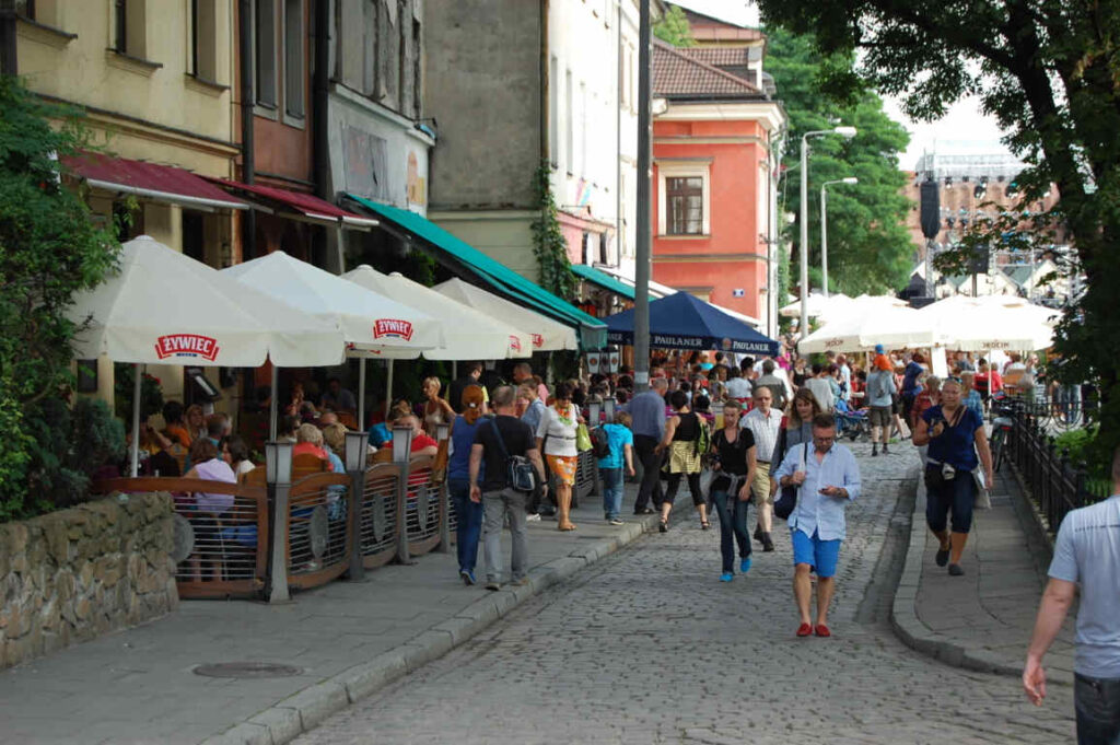 Krakau Stadtteil Kazimierz ul. Szeroka