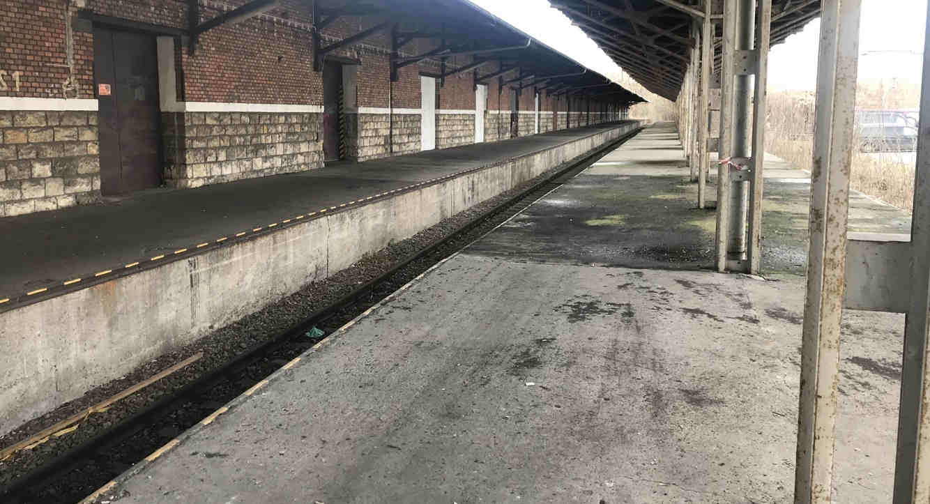Schindlers Liste Deportationsbahnhof in Krakau